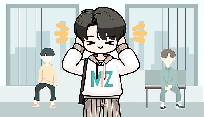 전신 캐릭터 남자 남학생 하늘색 의자 일러스트 청소년 서기 앉기 상반신 캐주얼 세명 귀여움 도시 귀막기 십대남자만 MZ세대 국내일러스트 일러캐릭터 AI파일 학생 옷 가구 컨셉 모션 사람 손짓 파란색 세대 남자만 십대만 파일형식 벡터