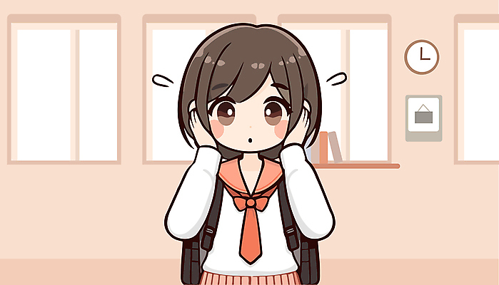 캐릭터 여학생 여자 교복 일러스트 교실 청소년 한명 상반신 귀여움 귀막기 살구색 십대여자한명만 MZ세대 국내일러스트 일러캐릭터 AI파일 1 학생 옷 교육 컬러 컨셉 학교 사람 손짓 세대 여자한명만 십대여자만 파일형식 벡터