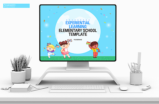 전신 템플릿 여자 교육 남자 초등학생 어린이 하늘 수업 소녀 소년 세명 깃발 국기 PPT 프레젠테이션 문서템플릿 꽃가루 어린이만 애니형PPT 9P 이미지템플릿 학생 사람 가루 파일형식