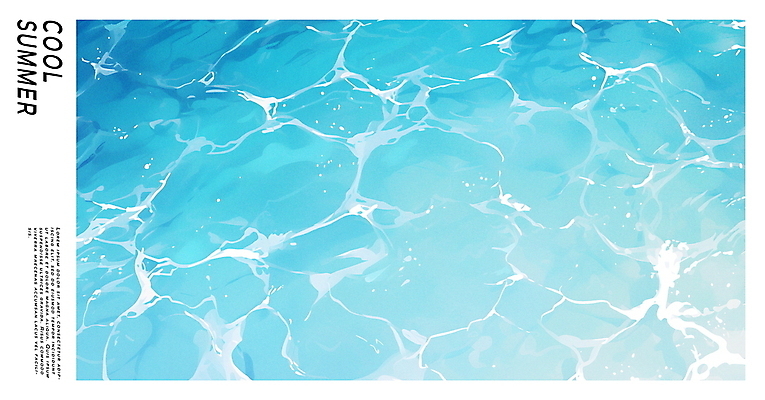 PSD 편집이미지 물결 백그라운드 수영장 사람없음 파란색 여름휴가 맑음 수면 시원함 상쾌 이미지편집 감정 컬러 날씨 휴가 물 파일형식 여름_계절