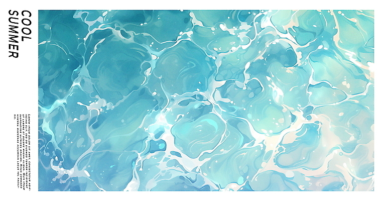 PSD 편집이미지 물결 백그라운드 수영장 사람없음 파란색 여름휴가 맑음 수면 시원함 상쾌 이미지편집 감정 컬러 날씨 휴가 물 파일형식 여름_계절