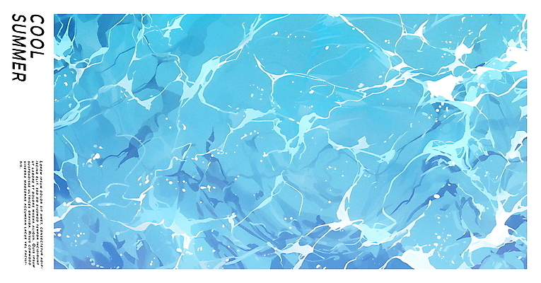 PSD 편집이미지 물결 백그라운드 수영장 사람없음 파란색 여름휴가 맑음 수면 시원함 상쾌 이미지편집 감정 컬러 날씨 휴가 물 파일형식 여름_계절