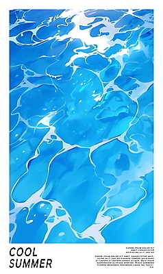 PSD 편집이미지 물결 백그라운드 수영장 사람없음 파란색 여름휴가 맑음 수면 시원함 상쾌 이미지편집 감정 컬러 날씨 휴가 물 파일형식 여름_계절