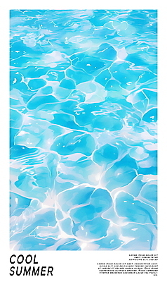 PSD 편집이미지 물결 백그라운드 수영장 사람없음 파란색 여름휴가 빛 맑음 수면 시원함 상쾌 이미지편집 감정 컬러 날씨 휴가 물 파일형식 여름_계절