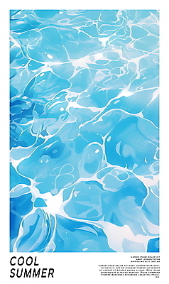 PSD 편집이미지 물결 백그라운드 수영장 사람없음 파란색 여름휴가 빛 맑음 수면 시원함 상쾌 이미지편집 감정 컬러 날씨 휴가 물 파일형식 여름_계절