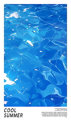 PSD 편집이미지 물결 백그라운드 수영장 사람없음 파란색 여름휴가 맑음 수면 시원함 상쾌 이미지편집 감정 컬러 날씨 휴가 물 파일형식 여름_계절