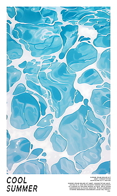 PSD 편집이미지 물결 백그라운드 수영장 사람없음 파란색 여름휴가 맑음 수면 시원함 상쾌 이미지편집 감정 컬러 날씨 휴가 물 파일형식 여름_계절