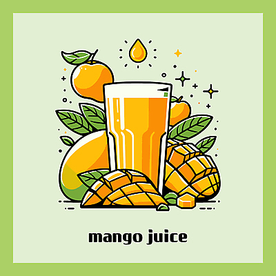 잎 일러스트 잔 사람없음 주스 시원함 모던 유기농 상큼 망고 망고주스 국내일러스트 AI파일 식물 식기 웰빙 음료 과일주스 열대과일 파일형식 벡터