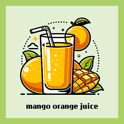 잎 일러스트 잔 빨대 사람없음 주스 시원함 유기농 상큼 망고 망고주스 국내일러스트 AI파일 식물 식기 웰빙 음료 과일주스 열대과일 파일형식 벡터