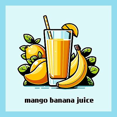 잎 일러스트 잔 바나나 빨대 사람없음 주스 달콤 시원함 유기농 상큼 망고 망고주스 국내일러스트 AI파일 식물 식기 웰빙 음료 과일 맛 과일주스 열대과일 파일형식 벡터