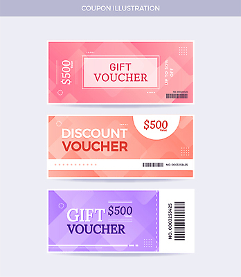 디자인 패턴 일러스트 사람없음 세트 세일 상품권 쿠폰 바코드 그라데이션 기하학 기프트카드 국내일러스트 AI파일 무늬 카드 파일형식 벡터