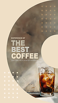 PSD 템플릿 포스터 커피 잔 프레임 사람없음 커피잔 디지털합성 메뉴 아메리카노 아이스커피 편집소스 이미지템플릿 식기 음료 파일형식