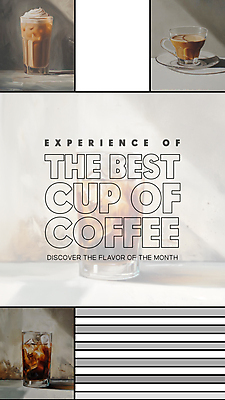 PSD 템플릿 포스터 커피 잔 프레임 사람없음 커피잔 디지털합성 메뉴 아메리카노 에스프레소 아이스커피 라떼 편집소스 이미지템플릿 식기 음료 파일형식