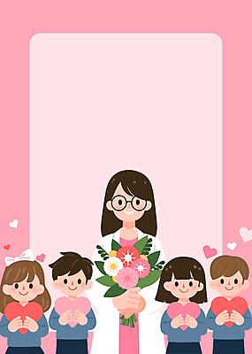 여자 교육 남자 어린이 꽃다발 일러스트 학교 사랑 미소 들기 소녀 소년 여러명 상반신 성인 교사 하트 스승의날 감사 안경낌 카피스페이스 국내일러스트 AI파일 모양 직업 기념일 꽃 감정 안경 다수 모션 표정 사람 공백 파일형식 벡터