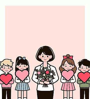 여자 교육 남자 리본 꽃다발 일러스트 학교 청소년 사랑 미소 들기 여러명 상반신 성인 교사 하트 스승의날 감사 카피스페이스 국내일러스트 AI파일 모양 직업 기념일 꽃 감정 다수 모션 표정 사람 공백 파일형식 벡터