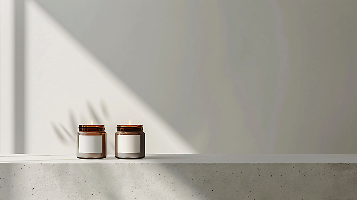 JPG 편집이미지 불 그림자 사람없음 햇빛 공백 분위기 오브젝트 감성 향초 편집실사 AI포토 AI콘텐츠 자연요소 컨셉 초 태양 CG 파일형식