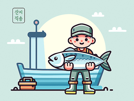 전신 모자 남자 일러스트 어류 한명 들기 성인 판매 신선 어선 어부 해산물 직거래 성인남자한명만 산지직송 국내일러스트 AI파일 직업 1 잡화 배_교통 모션 사람 수중동물 거래 배송 남자한명만 성인남자만 파일형식 벡터 직송