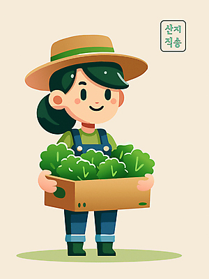 전신 여자 일러스트 한명 들기 성인 상자 판매 수확 신선 농부 밀짚모자 직거래 성인여자한명만 산지직송 국내일러스트 AI파일 직업 모자_잡화 1 농업 모션 사람 거래 배송 여자한명만 성인여자만 파일형식 벡터 직송