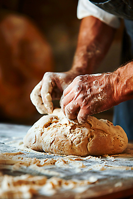 JPG 편집이미지 손 빵 신체부위 빵집 반죽 밀가루 제빵 제빵사 편집실사 AI인물포토 AI콘텐츠 직업 음식 사람 제과제빵 상점 가루 CG 파일형식 AI포토