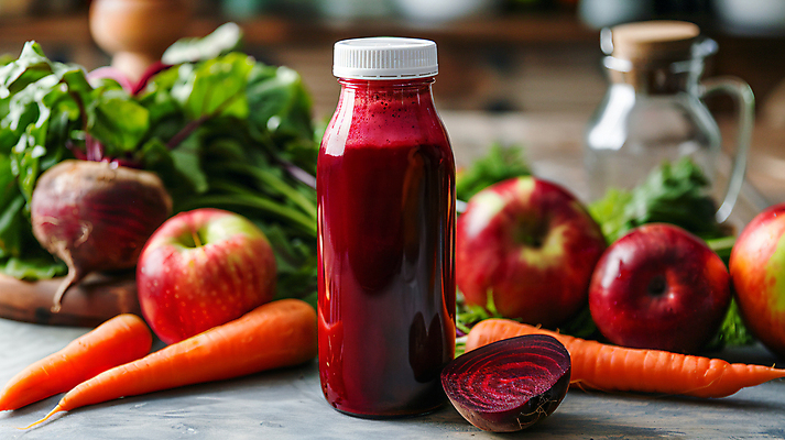 JPG 편집이미지 잎 자동차 사람없음 빨간색 건강관리 당근 사과 디지털합성 비트 홈메이드 해독주스 abc주스 편집실사 AI포토 AI콘텐츠 식물 육상교통 컬러 채소 과일 뿌리채소 건강 관리 주스 CG 만들기 파일형식