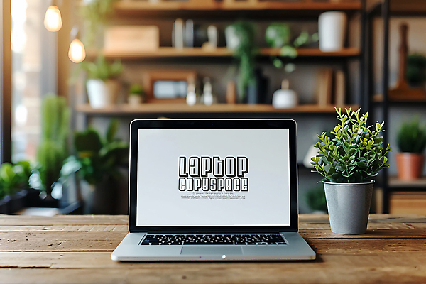 PSD 식물 편집이미지 화분 비즈니스 창문 조명 선반 사람없음 노트북 카페 카피스페이스 이미지편집 가구 전자제품 상점 공백 파일형식