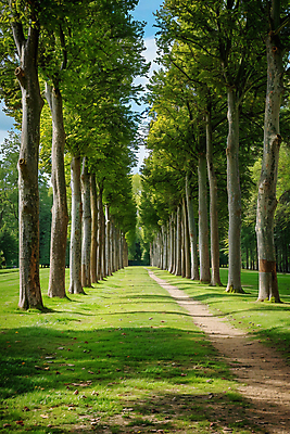 JPG 나무 구름 편집이미지 자연 하늘 그림자 풍경 사람없음 햇빛 그늘 디지털합성 메타세콰이어길 편집실사 AI포토 AI콘텐츠 자연요소 식물 길 태양 CG 생태계 메타세콰이어 파일형식