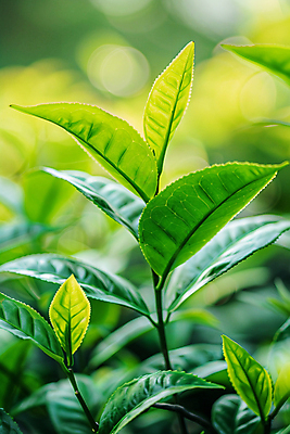 JPG 편집이미지 잎 밭 사람없음 초록색 햇빛 농사 디지털합성 녹차잎 편집실사 AI포토 AI콘텐츠 식물 컬러 농업 태양 녹차 CG 찻잎 파일형식