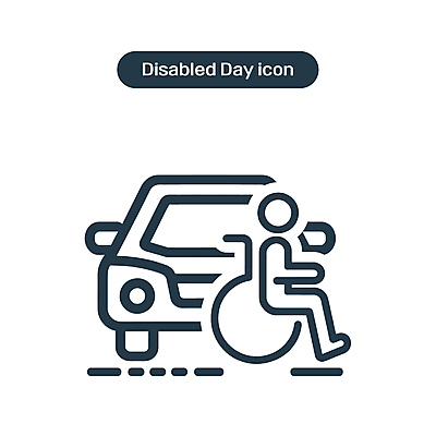 전신 아이콘 선 자동차 사람모양 사람없음 옆모습 기다림 장애인 라인아이콘 휠체어 심플 장애 단순화된 배려 장애인의날 지나가기 2D아이콘 AI파일 모양 육상교통 뷰포인트 모션 파일형식 벡터 법정기념일