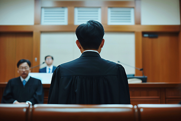 JPG 편집이미지 남자 상반신 성인 앞모습 뒷모습 세명 범죄 변호 체벌 디지털합성 법 재판 법관 법원 정의 재판소 제헌절 성인남자만 법의날 편집실사 AI인물포토 AI콘텐츠 뷰포인트 사람 법률가 국경일 CG 남자만 성인만 파일형식 법정기념일 AI포토