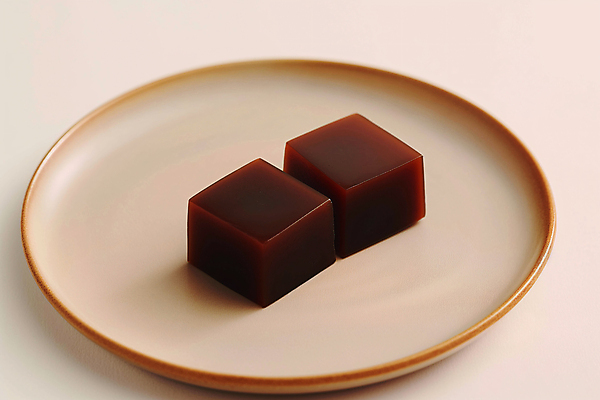 JPG 편집이미지 접시 조각 디저트 사람없음 고급 달콤 디지털합성 양갱 전통과자 편집소스 편집실사 AI포토 AI콘텐츠 식기 음식 컨셉 과자 맛 CG 파일형식