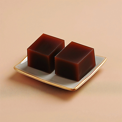 JPG 편집이미지 접시 조각 디저트 사람없음 고급 달콤 디지털합성 양갱 전통과자 편집소스 편집실사 AI포토 AI콘텐츠 식기 음식 컨셉 과자 맛 CG 파일형식