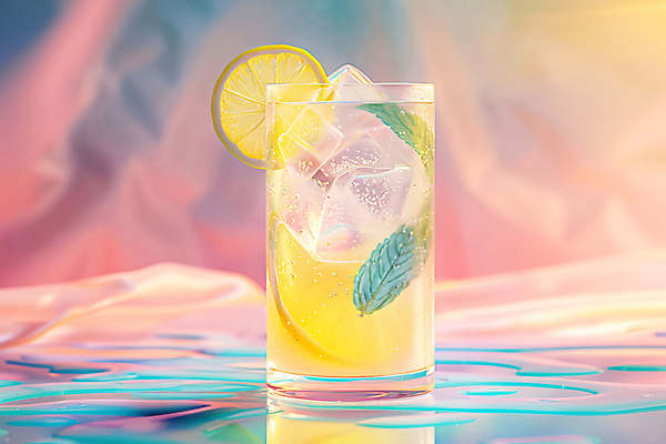 JPG 편집이미지 잎 단면 잔 그림자 사람없음 여름 반사 노란색 얼음 시원함 실크 레몬 레모네이드 디지털합성 상큼 편집소스 편집실사 AI포토 AI콘텐츠 자연요소 식물 식기 계절 컬러 과일 직물 CG 에이드 파일형식