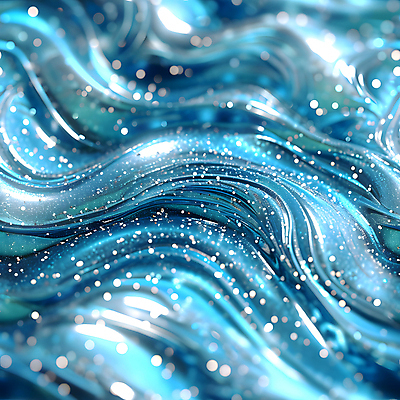JPG 편집이미지 물결 사람없음 파란색 반짝임 디지털합성 편집소스 편집실사 AI컴퓨터그래픽 AI콘텐츠 컬러 모션 CG 파일형식