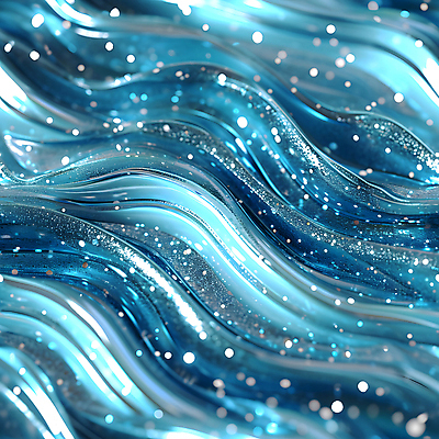 JPG 편집이미지 물결 사람없음 파란색 반짝임 디지털합성 편집소스 편집실사 AI컴퓨터그래픽 AI콘텐츠 컬러 모션 CG 파일형식