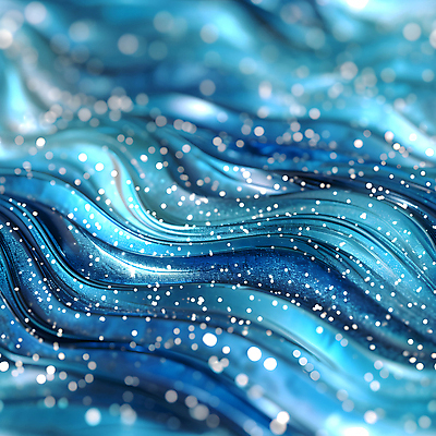 JPG 편집이미지 물결 사람없음 파란색 반짝임 디지털합성 편집소스 편집실사 AI컴퓨터그래픽 AI콘텐츠 컬러 모션 CG 파일형식