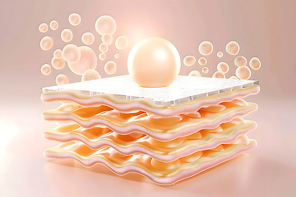JPG 편집이미지 세포 사람없음 빛 피부 입체 디지털합성 피부관리 스킨케어 콜라겐 탄력 편집소스 피부층 이미지편집 편집실사 AI컴퓨터그래픽 AI콘텐츠 신체부위 뷰티 CG 단백질 파일형식