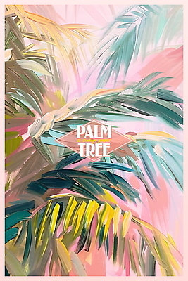 PSD 포스터 분홍색 백그라운드 일러스트 페인팅 열대 타이포그라피 사람없음 여름 야자수 빈티지 야자수잎 트로피컬아트 국내일러스트 나무 문자 계절 컬러 컨셉 잎 그림 파일형식