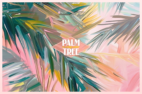 PSD 포스터 분홍색 백그라운드 일러스트 페인팅 열대 타이포그라피 사람없음 여름 야자수 빈티지 야자수잎 트로피컬아트 국내일러스트 나무 문자 계절 컬러 컨셉 잎 그림 파일형식