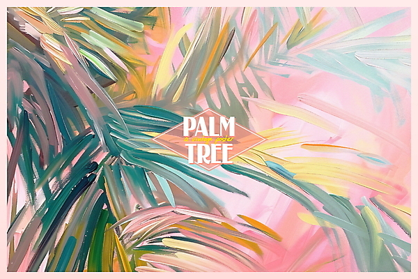 PSD 포스터 분홍색 백그라운드 일러스트 페인팅 열대 타이포그라피 사람없음 여름 야자수 빈티지 야자수잎 트로피컬아트 국내일러스트 나무 문자 계절 컬러 컨셉 잎 그림 파일형식