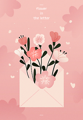 꽃 분홍색 백그라운드 일러스트 타이포그라피 사람없음 봄 축하 편지 편지지 감사 초대 국내일러스트 AI파일 카드프레임 식물 문자 계절 감정 컬러 컨셉 프레임 파일형식 벡터