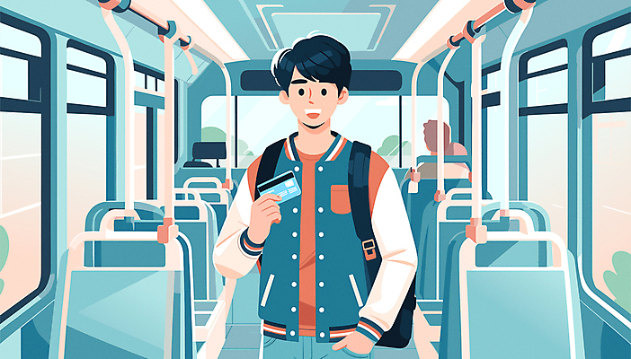 남자 대학생 캠페인 교통 의자 가방 일러스트 비즈니스 버스 실내 한명 들기 성인 일상 초록색 스쿨버스 등교 하교 교통카드 성인남자한명만 국내일러스트 AI파일 1 학생 잡화 육상교통 컬러 가구 모션 대중교통 사람 내부 라이프 신용카드 등하교 남자한명만 성인남자만 파일형식 벡터