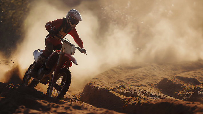 JPG 편집이미지 자연 한명 성인 야외 갈색 바이크 흙 오토바이 헬멧 속도 오프로드 흙먼지 성인한명만 편집실사 AI인물포토 AI콘텐츠 1 육상교통 컬러 사람 보호장비 CG 생태계 먼지 성인만 파일형식 AI포토