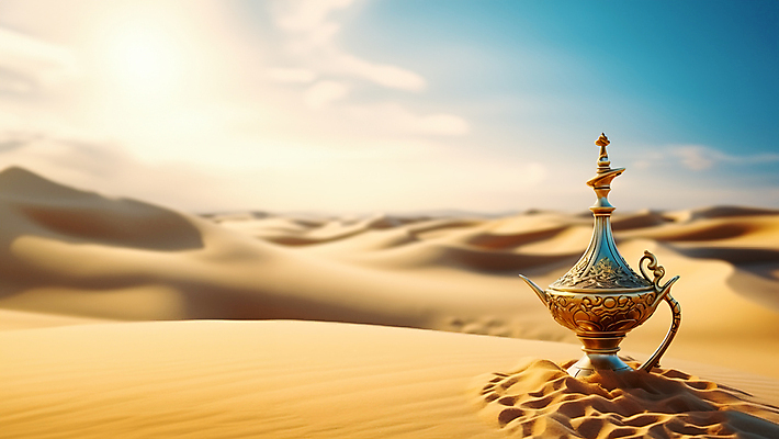 JPG 구름 편집이미지 백그라운드 하늘 요정 사람없음 노란색 사막 램프 연기 신비 소원 편집실사 AI컴퓨터그래픽 AI콘텐츠 자연요소 컬러 컨셉 조명 CG 파일형식