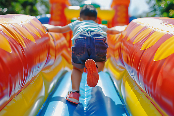 JPG 전신 편집이미지 남자 어린이 놀이 한명 안전 소년 뒷모습 놀이터 디지털합성 오르기 키즈카페 소년한명만 에어바운스 편집실사 AI인물포토 AI콘텐츠 1 뷰포인트 모션 사람 카페 놀이기구 CG 남자한명만 소년만 파일형식 AI포토