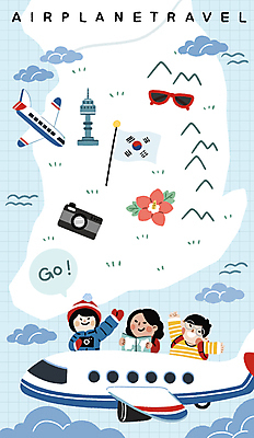 PSD 구름 여자 남자 바다 말풍선 지도 일러스트 산 비행기 한국 성인 세명 파란색 선글라스 손들기 카메라 만세 세계여행 태극기 출발 무궁화 남산타워 성인만 국내일러스트 자연요소 꽃 아시아 안경 컬러 여행 컨셉 항공교통 모션 대중교통 사람 전자제품 세계 국기 남산 파일형식