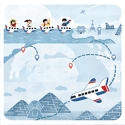 PSD 구름 여자 남자 지구 점선 바다 일러스트 비행기 여러명 성인 파란색 손들기 카메라 만세 문화재 세계여행 승차 에펠탑 피라미드 경복궁 피사의사탑 위치 콜로세움 스핑크스 빅벤 랜드마크 성인만 국내일러스트 자연요소 건축물 선 컬러 여행 다수 항공교통 모션 대중교통 한국 이집트 사람 전자제품 세계 이탈리아 궁전 세계문화유산 로마 시계탑 런던 파리 파일형식