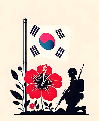 JPG 남자 꽃 백그라운드 일러스트 기념 그림자 한명 성인 평화 군인 자유 태극기 무릎꿇기 디지털합성 무궁화 희생 6.25전쟁 독립 추모 성인남자한명만 편집소스 호국보훈의달 국내일러스트 AI일러스트 AI콘텐츠 식물 직업 1 컨셉 모션 사람 국기 6월 전쟁 국군 남자한명만 성인남자만 파일형식