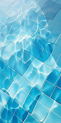 JPG 편집이미지 물결 백그라운드 휴가 바닥 수영장 그림자 사람없음 물 여름 파란색 반사 투명 시원함 타일 편집실사 AI포토 AI콘텐츠 자연요소 계절 컬러 CG 파일형식