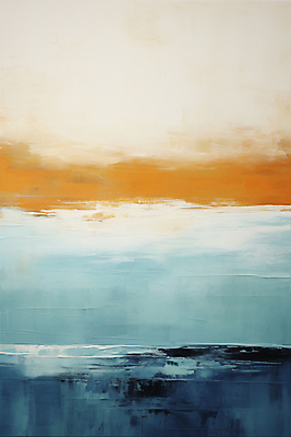 JPG 편집이미지 바다 백그라운드 하늘 붓터치 추상 사람없음 노을 디지털합성 그림 질감 유화 편집실사 자연요소 무늬 미술 CG 파일형식