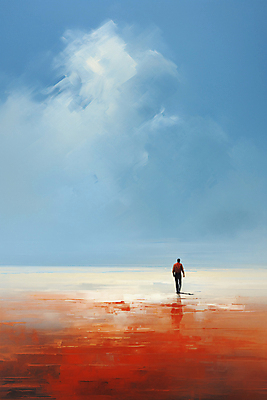 JPG 전신 편집이미지 남자 바다 백그라운드 하늘 붓터치 추상 한명 사람 성인 디지털합성 그림 질감 유화 성인남자한명만 편집실사 AI일러스트 AI콘텐츠 1 무늬 미술 CG 남자한명만 성인남자만 파일형식